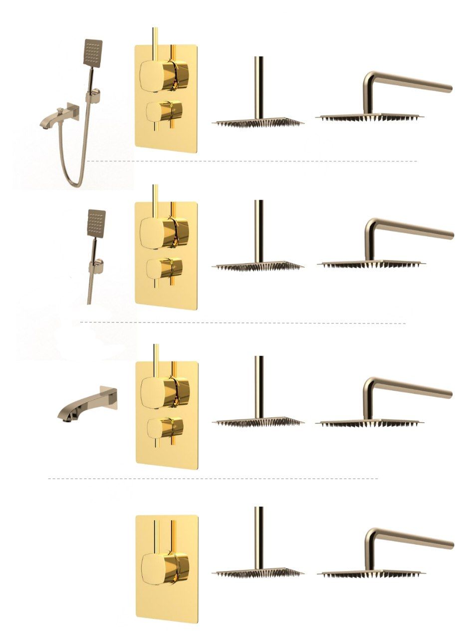 شیرآلات توکار طراوش _ فلت